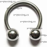 Podkova  14mm / Kulička 3, 4, 5, 6mm / závit 1,6m